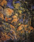Paul Cezanne near the rock cave oil painting picture wholesale